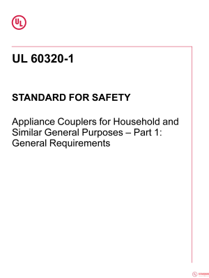 UL 60320-1 PDF UL 60320-1 PDF